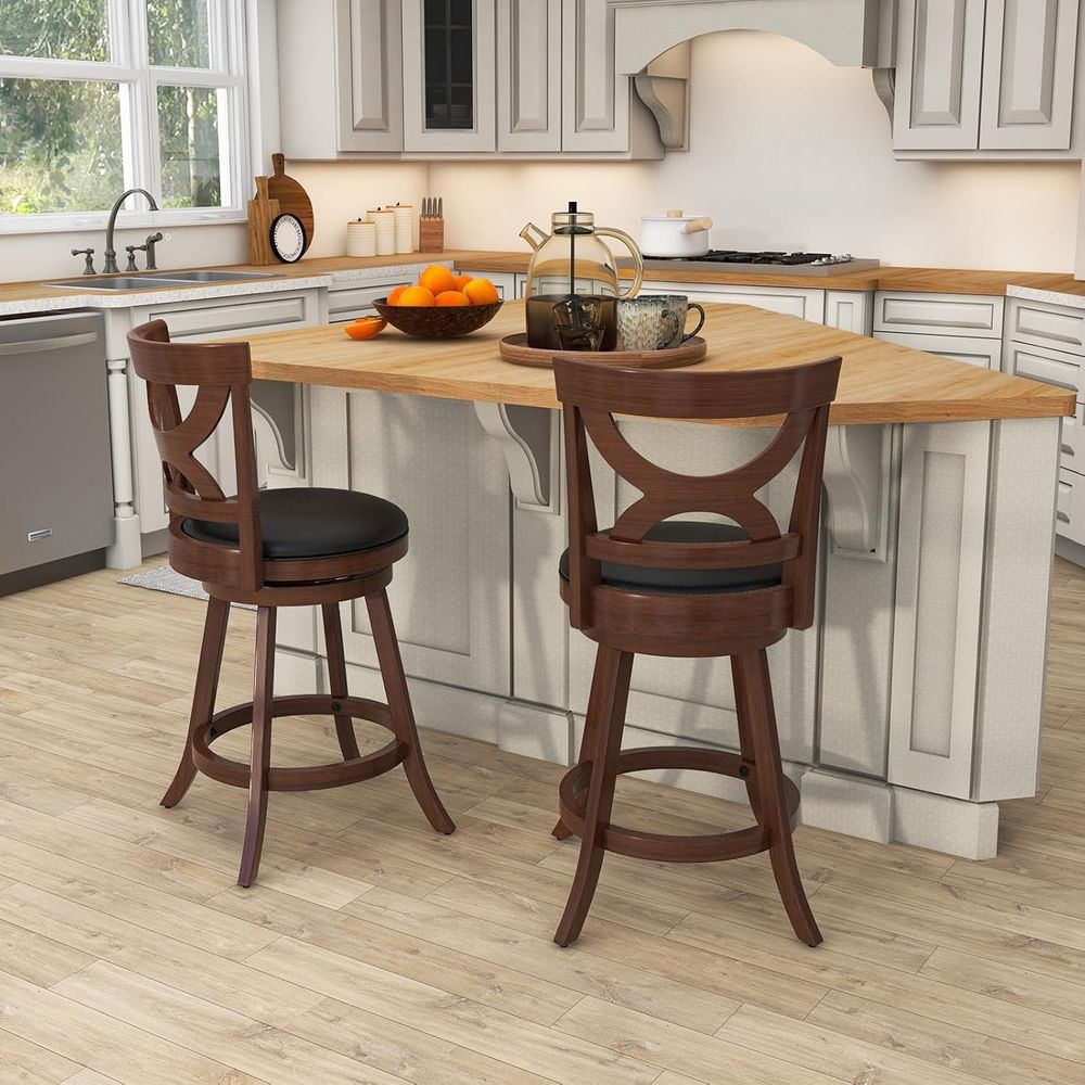 Bar Stools Set o 2, 24'' 360-D – Home Bar Stools recenzja i cena
