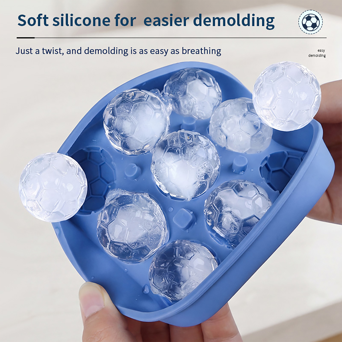 1Pcs Football-Themed Silicone  – Ice Mold Sphere recenzja i cena