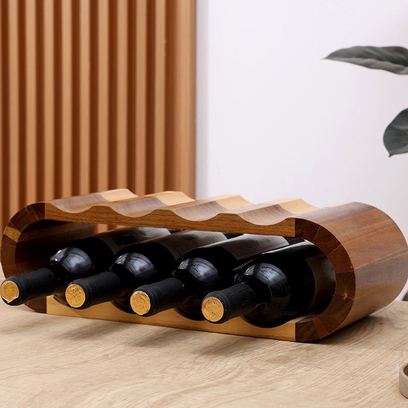 Wooden Double-layer Red Wine D – Home Bar Setup recenzja i cena