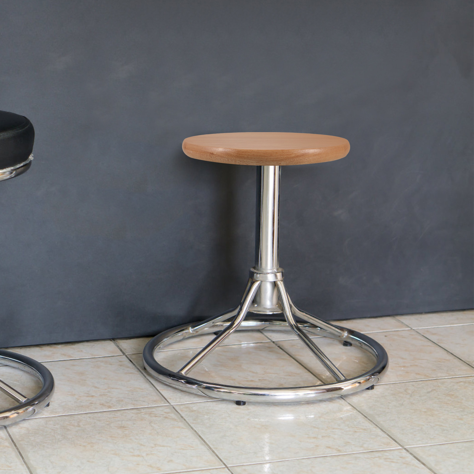 Round Wooden Bar Stool Seat Re – Home Bar Seating recenzja i cena