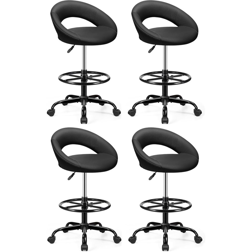 Adjustable Swivel Bar Stools w – Home Bar And Kitchen recenzja i cena
