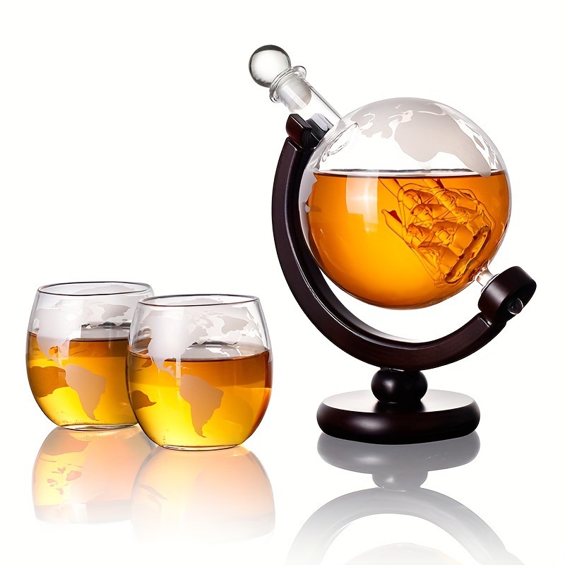 2025 Newest 3PC Glass Globe De – Decanter Globe Set recenzja i cena