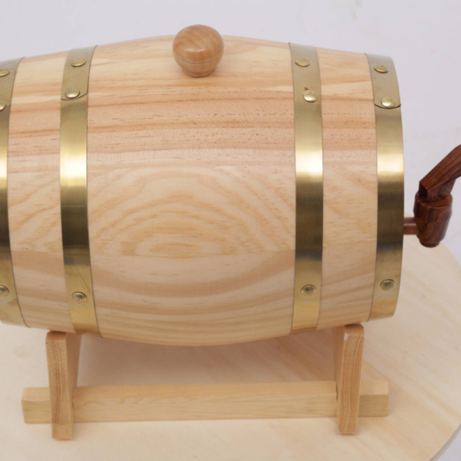 Fir Wood Barrel with Spigot Le – Home Bar Stand recenzja i cena