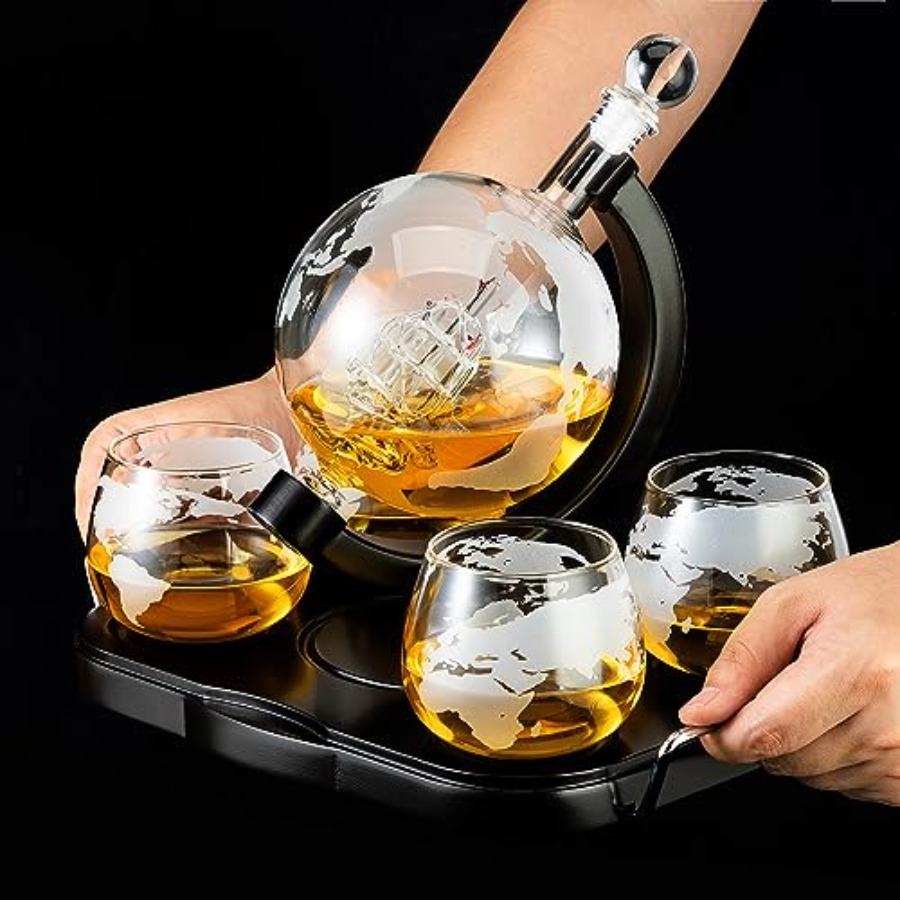 Whiskey Decanter Globe Set Gif – Decanter Globe Set recenzja i cena