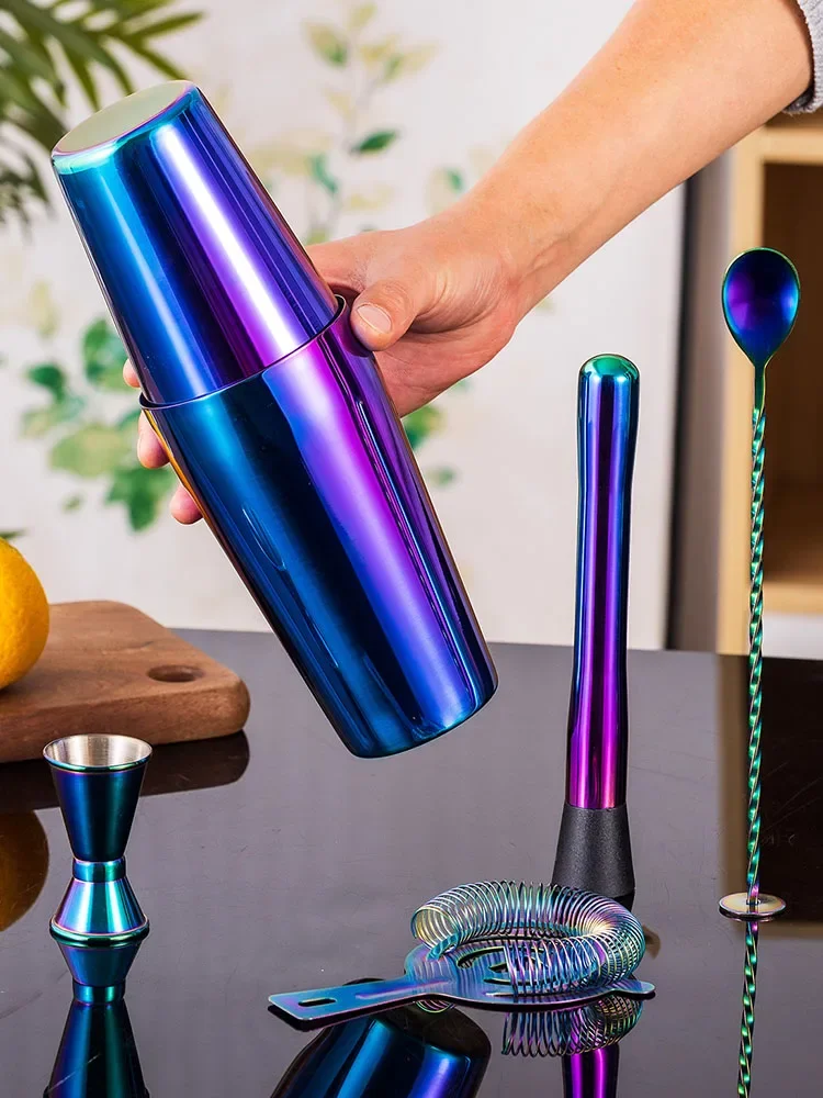 5/7pcs Rainbow Cocktail Shaker – Boston Shaker Set recenzja i cena