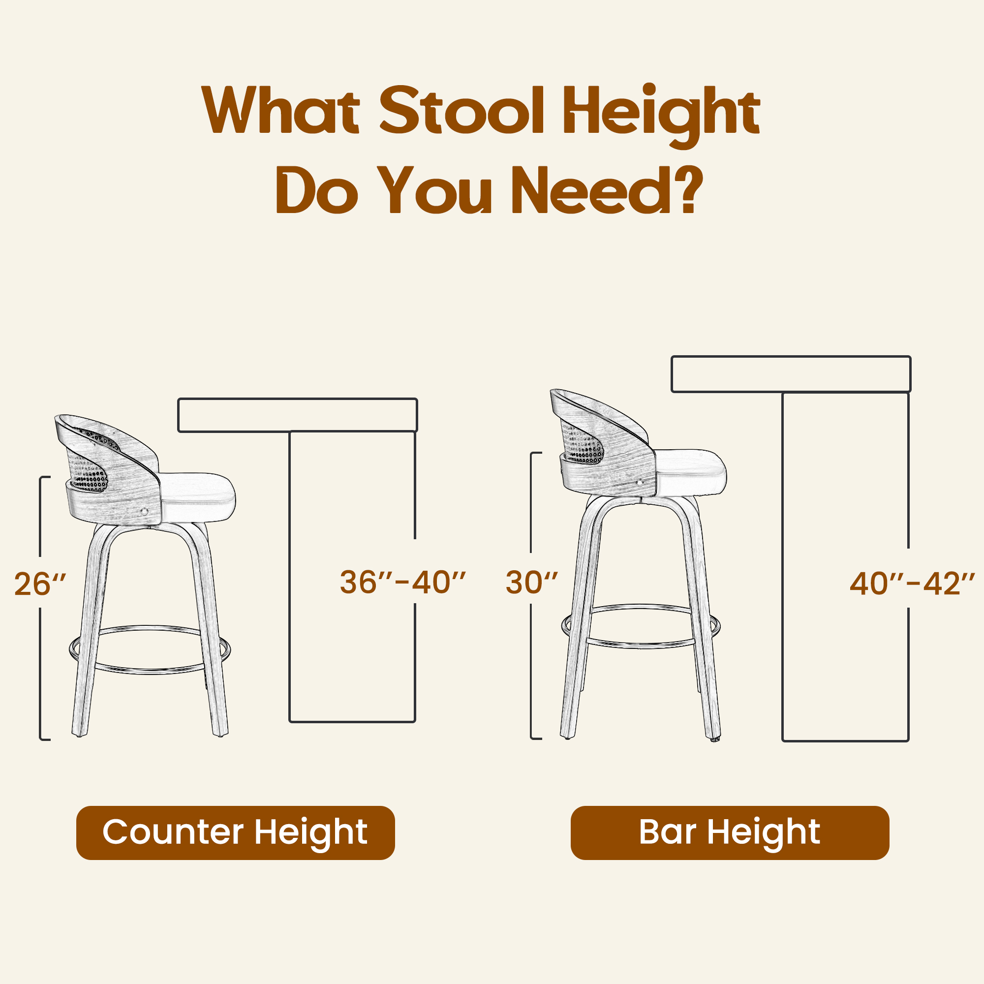 Set of 2 Swivel Bar Stools, Mo – Home Bar Lounge recenzja i cena