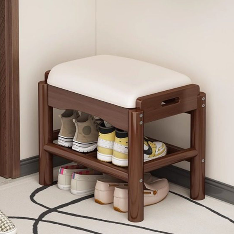 Modern Wood Foot Stool Shoe St – Home Bar Lounge recenzja i cena