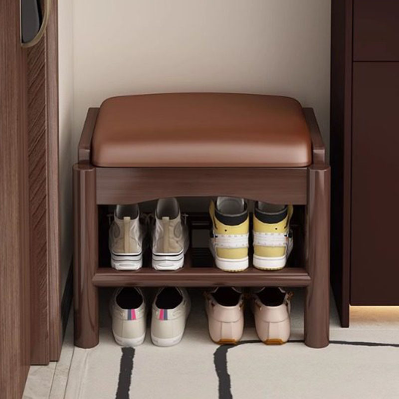 Modern Wood Foot Stool Shoe St – Home Bar Lounge recenzja i cena