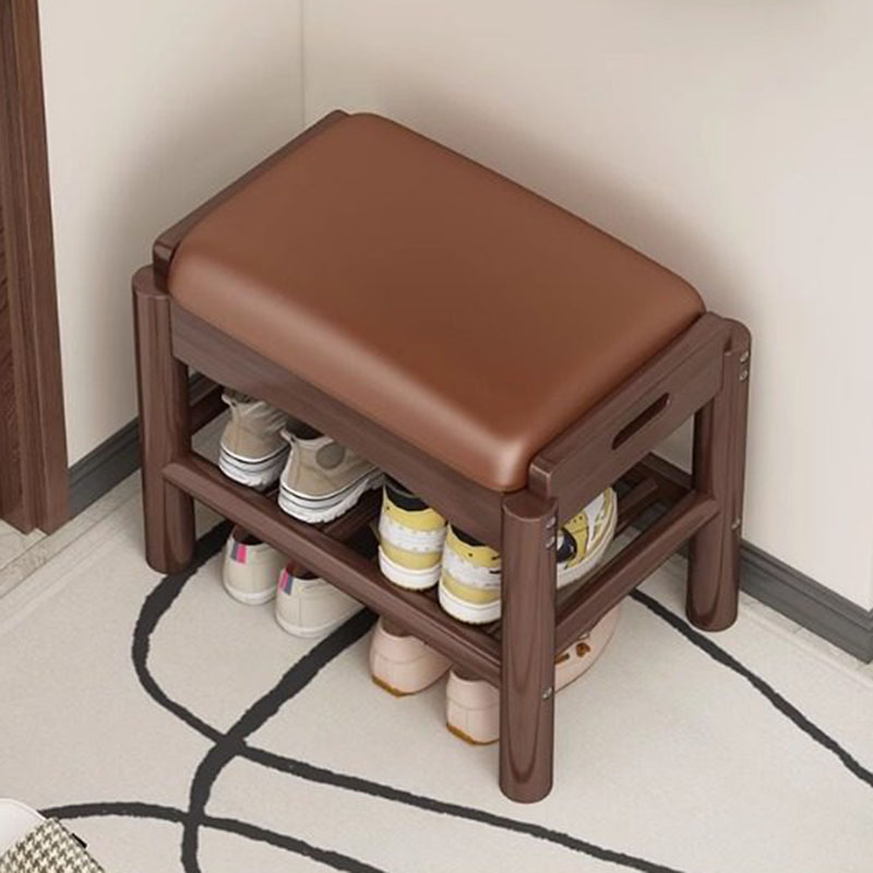 Modern Wood Foot Stool Shoe St – Home Bar Lounge recenzja i cena