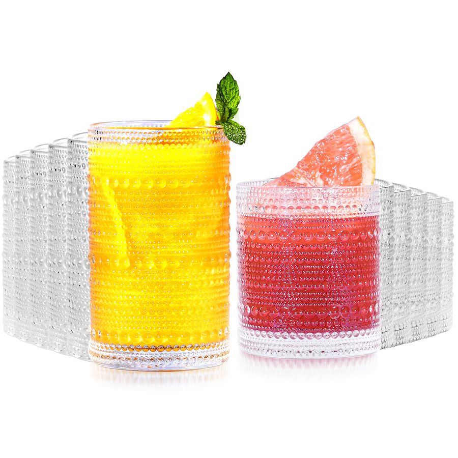 Vintage Hobnail Drinking Glass – Old Fashioned Glass recenzja i cena