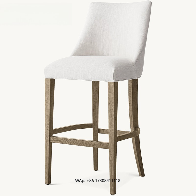 Light luxury solid wood bar ch – Home Bar Stools recenzja i cena