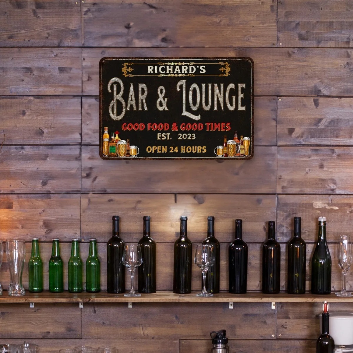Custom Bar & Lounge Sign Bar a – Home Bar Lounge recenzja i cena