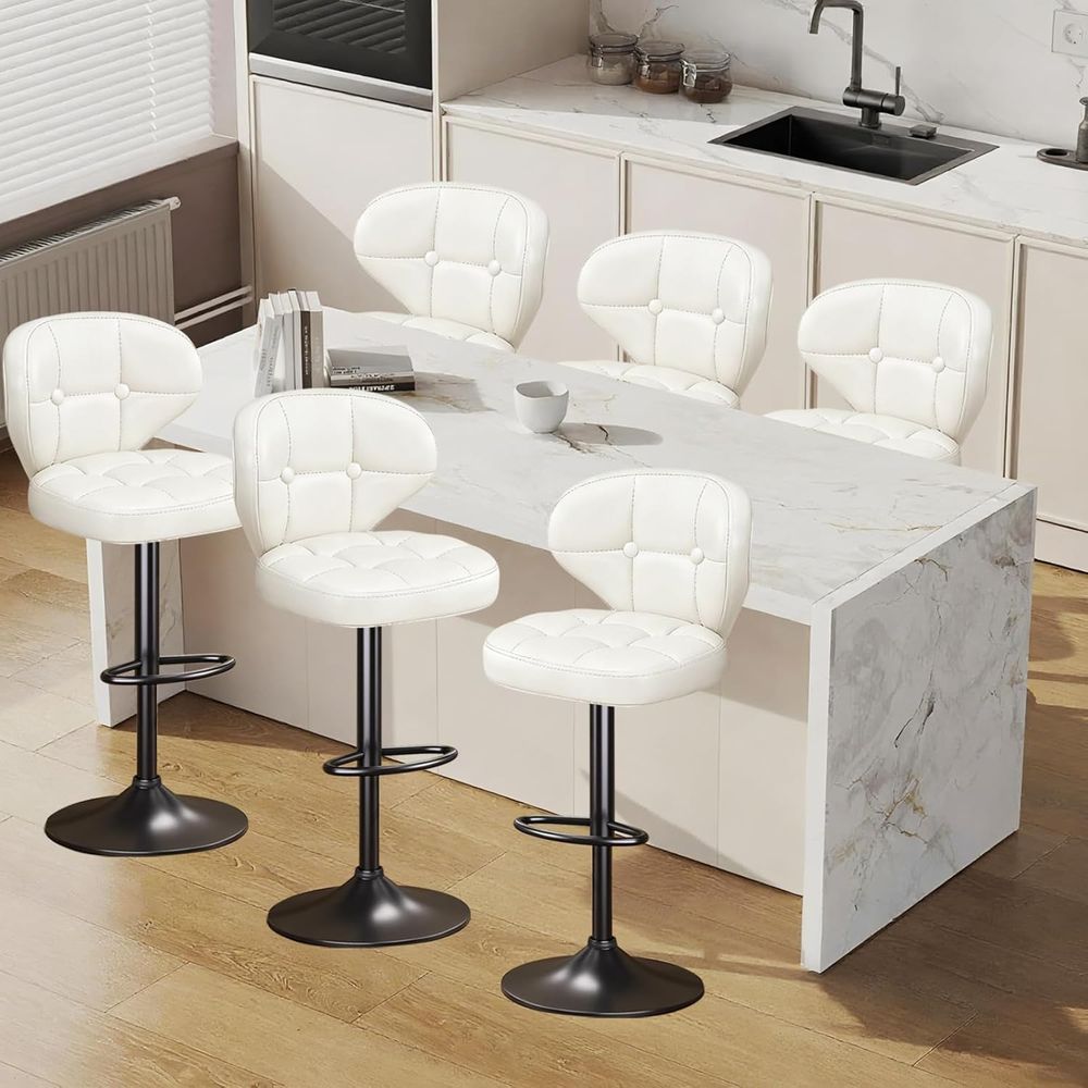 Bar Stools Set o 6, Adjustable – Home Bar Stools recenzja i cena