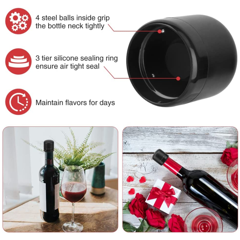 New 2PCS Vacuum Red Wine Bottl – Wine Preservation Pump recenzja i cena
