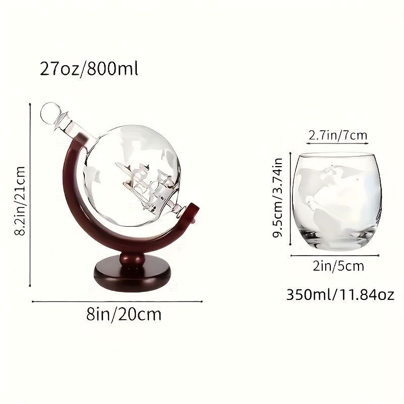 Whiskey Decanter Set for Men F – Decanter Globe Set recenzja i cena