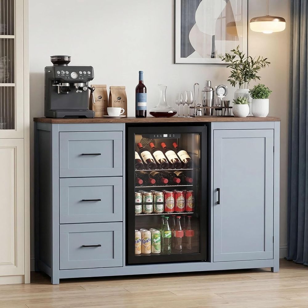 52-Inch Coffee Bar Cabinet wit – Home Bar And Fridge recenzja i cena