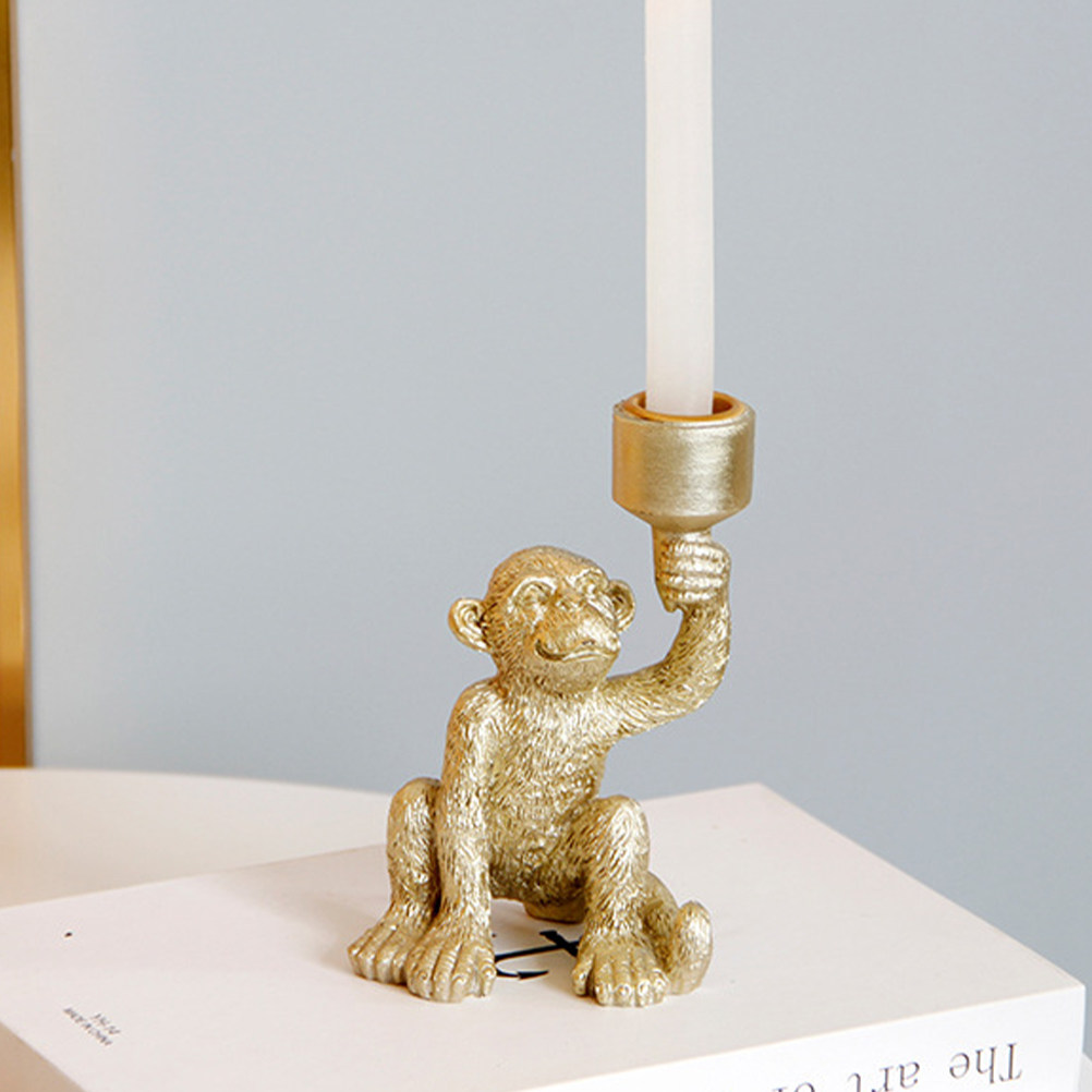 Resin Monkey Pillar Holder Des – Home Bar Stand recenzja i cena