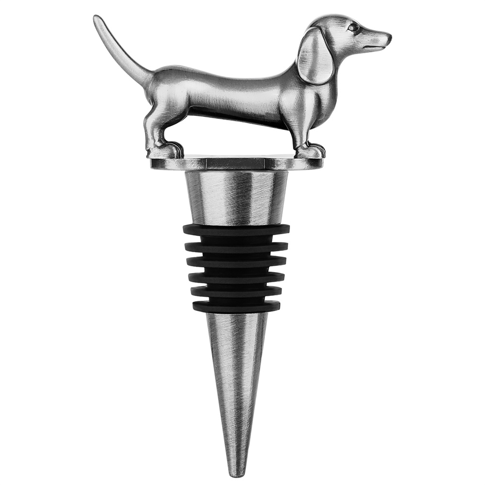 Wine Bottle Stopper Dachshund  – Wine Preservation Pump recenzja i cena