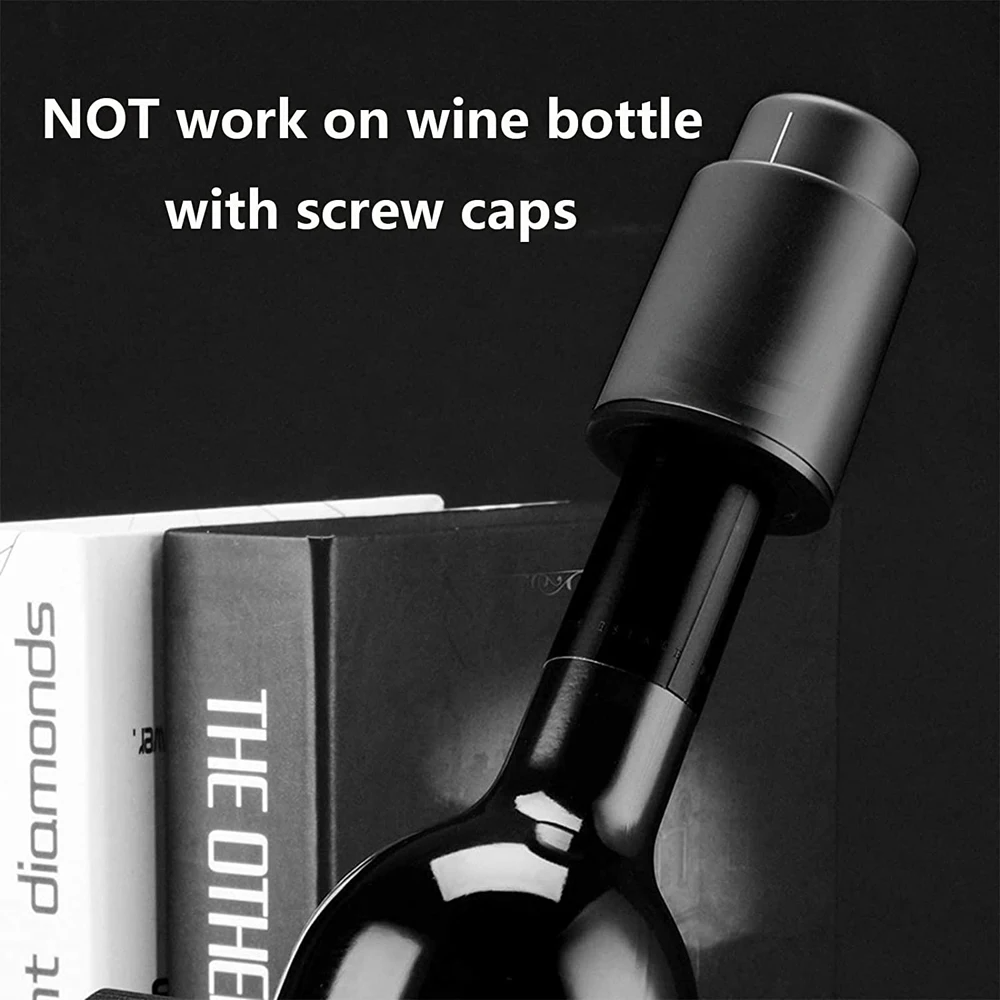 Vacuum Wine Bottle Cap Stopper – Wine Preservation Pump recenzja i cena