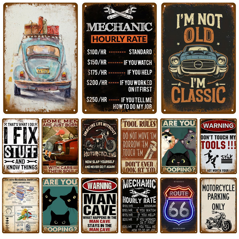 Vintage Metal Plate Tin Sign P – Home Bar Set recenzja i cena