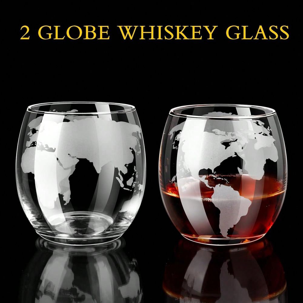Decanter Sets For Men, Whiskey – Decanter Globe Set recenzja i cena