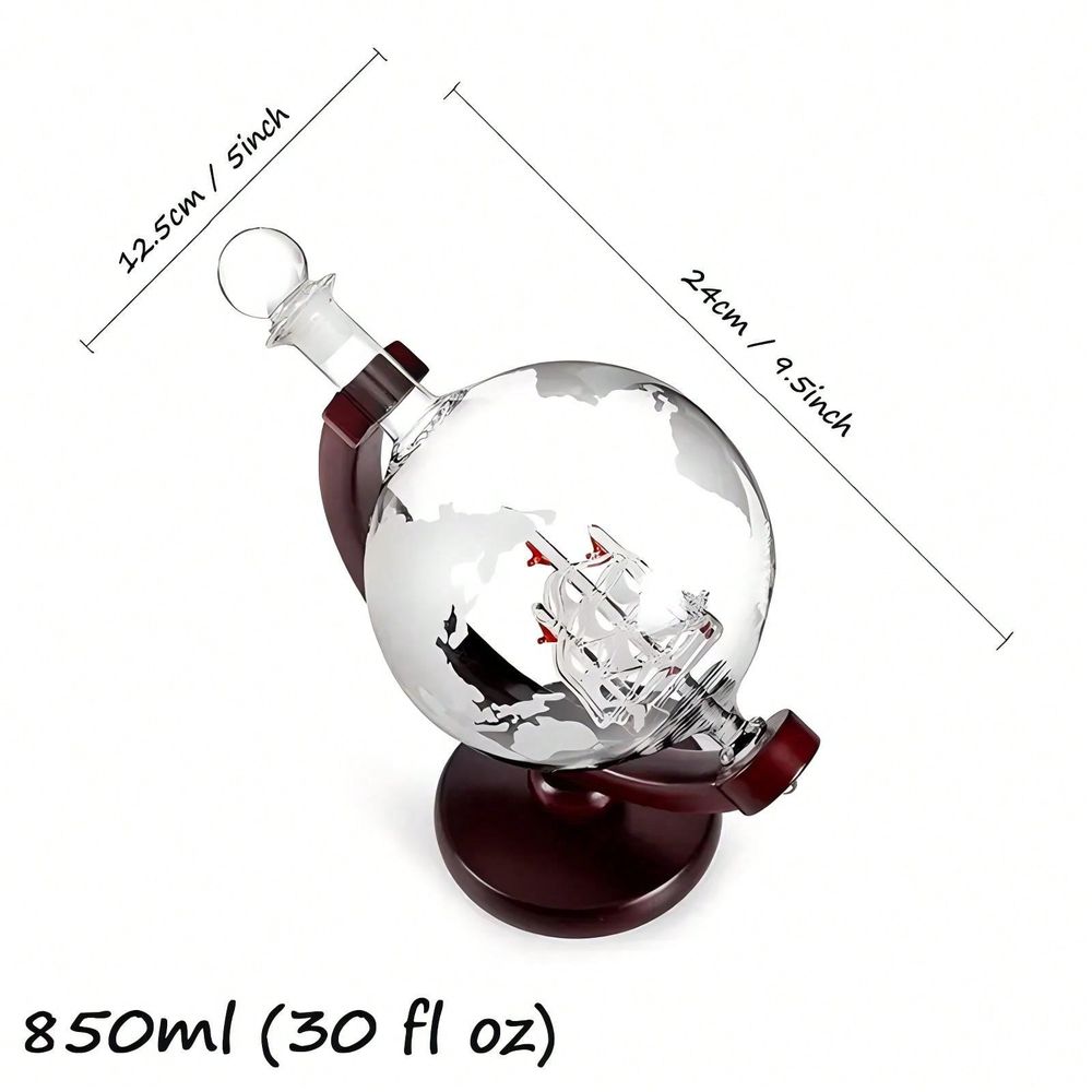 Decanter Sets For Men, Whiskey – Decanter Globe Set recenzja i cena
