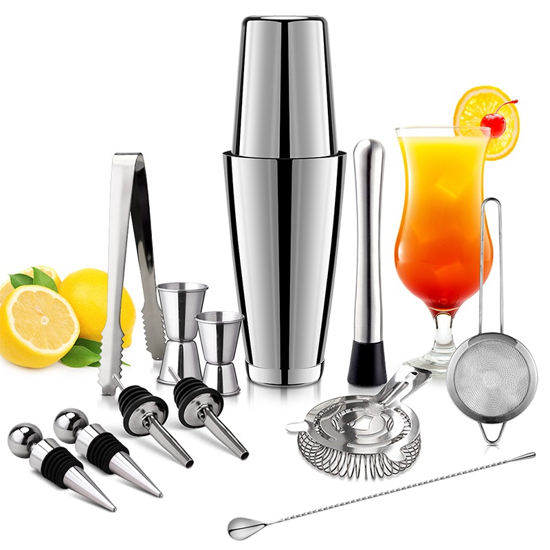 13Pcs/Set Stainless Steel Cock – Boston Shaker Set recenzja i cena