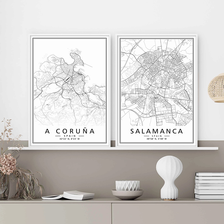 Minimalist Black White Spain C – Home Barcelona recenzja i cena