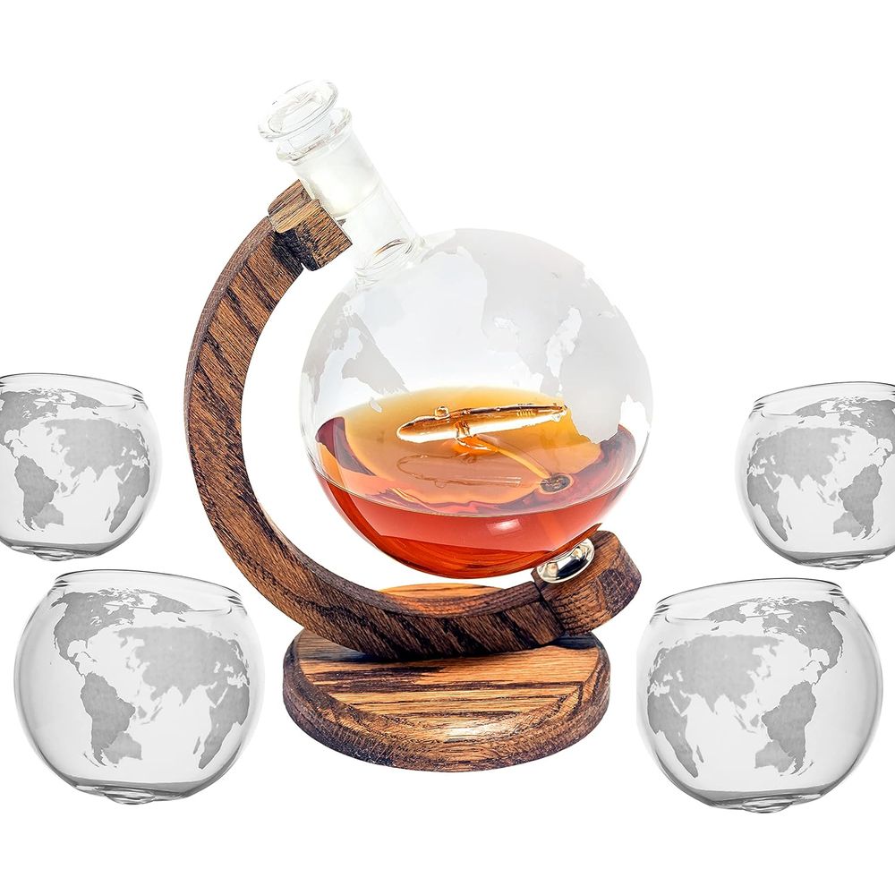 Submarine Decanter Set, Globe  – Decanter Globe Set recenzja i cena