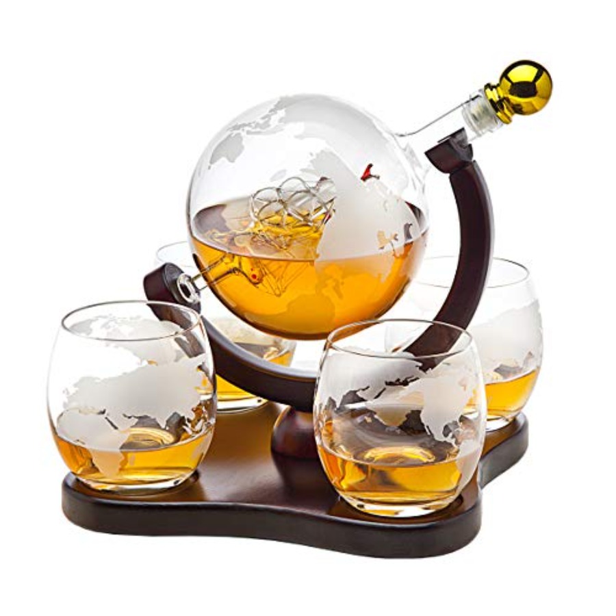 Whiskey Decanter Globe Set wit – Decanter Globe Set recenzja i cena