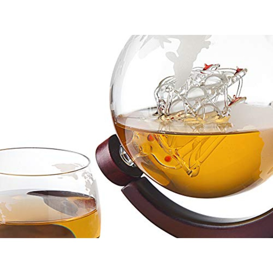 Whiskey Decanter Globe Set wit – Decanter Globe Set recenzja i cena