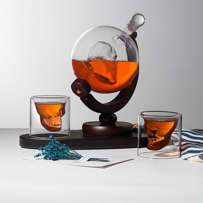 Skull Globe Whiskey Decanter S – Decanter Globe Set recenzja i cena