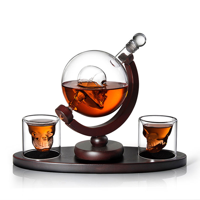 Skull Globe Whiskey Decanter S – Decanter Globe Set recenzja i cena