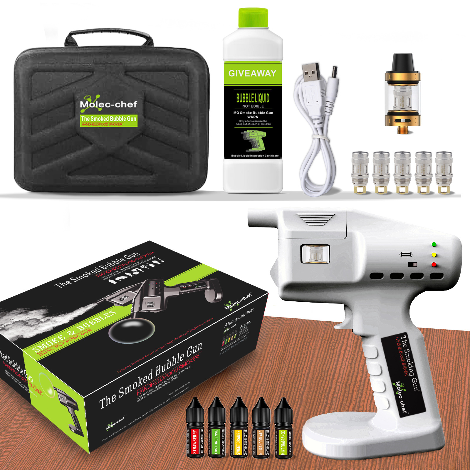Smoke Gun Cocktail, Cocktail S – Smoking Gun Kit recenzja i cena