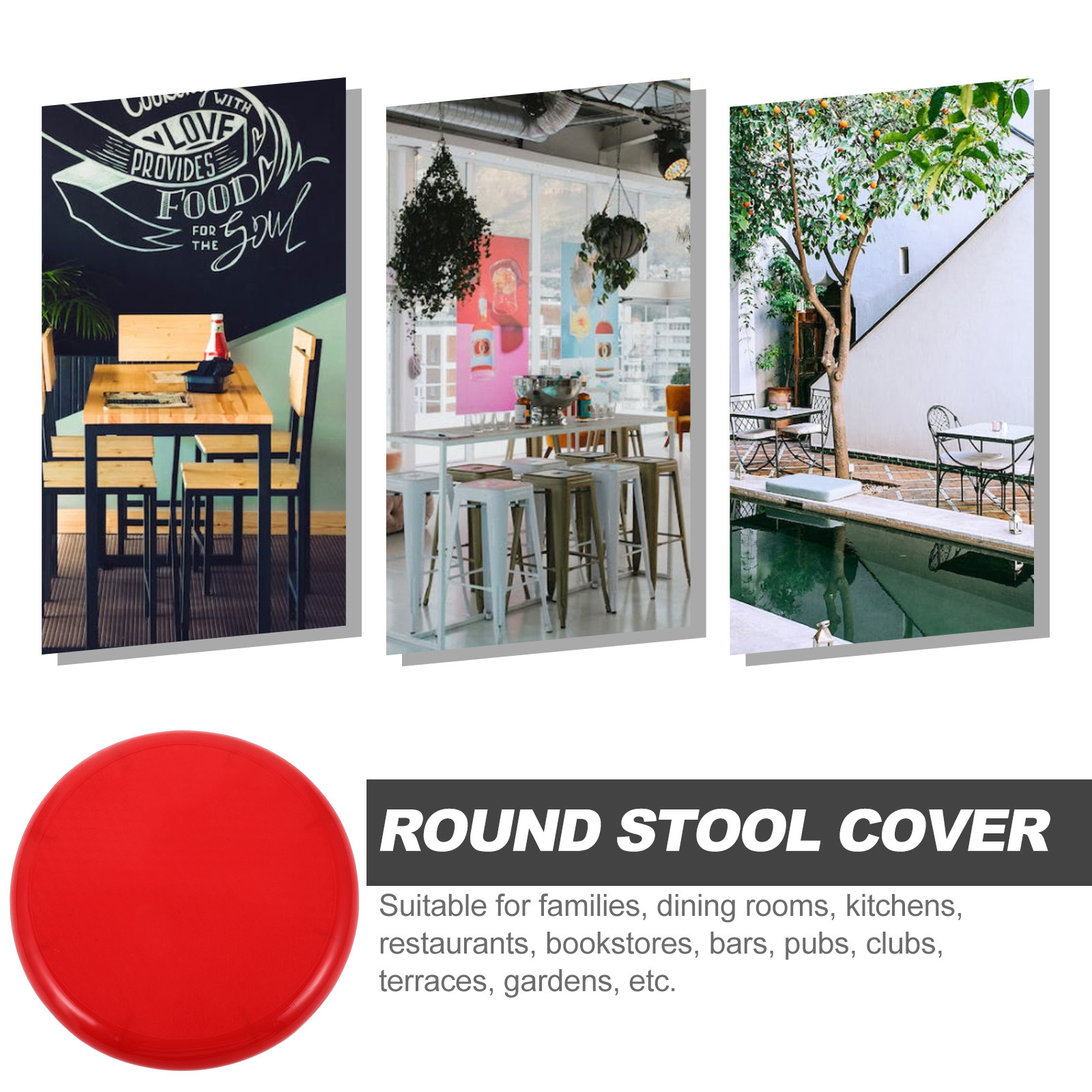 Plastic Round Stool Seat Repla – Home Bar Stools recenzja i cena