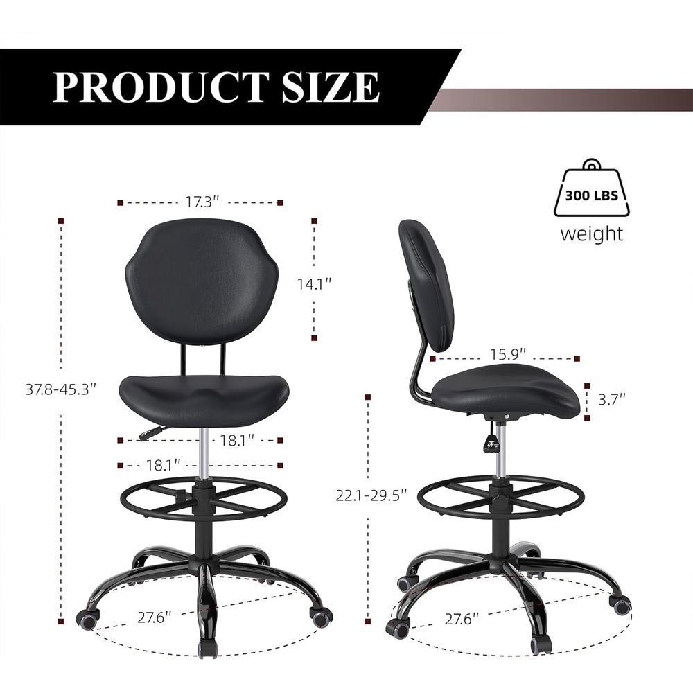 Ergonomic Swivel Chair with Lu – Home Bar Stools recenzja i cena