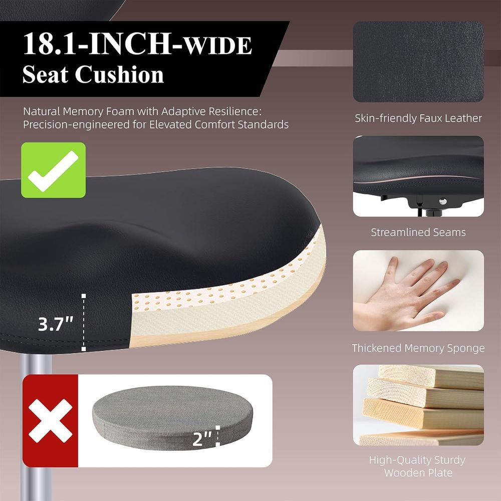 Ergonomic Swivel Chair with Lu – Home Bar Stools recenzja i cena