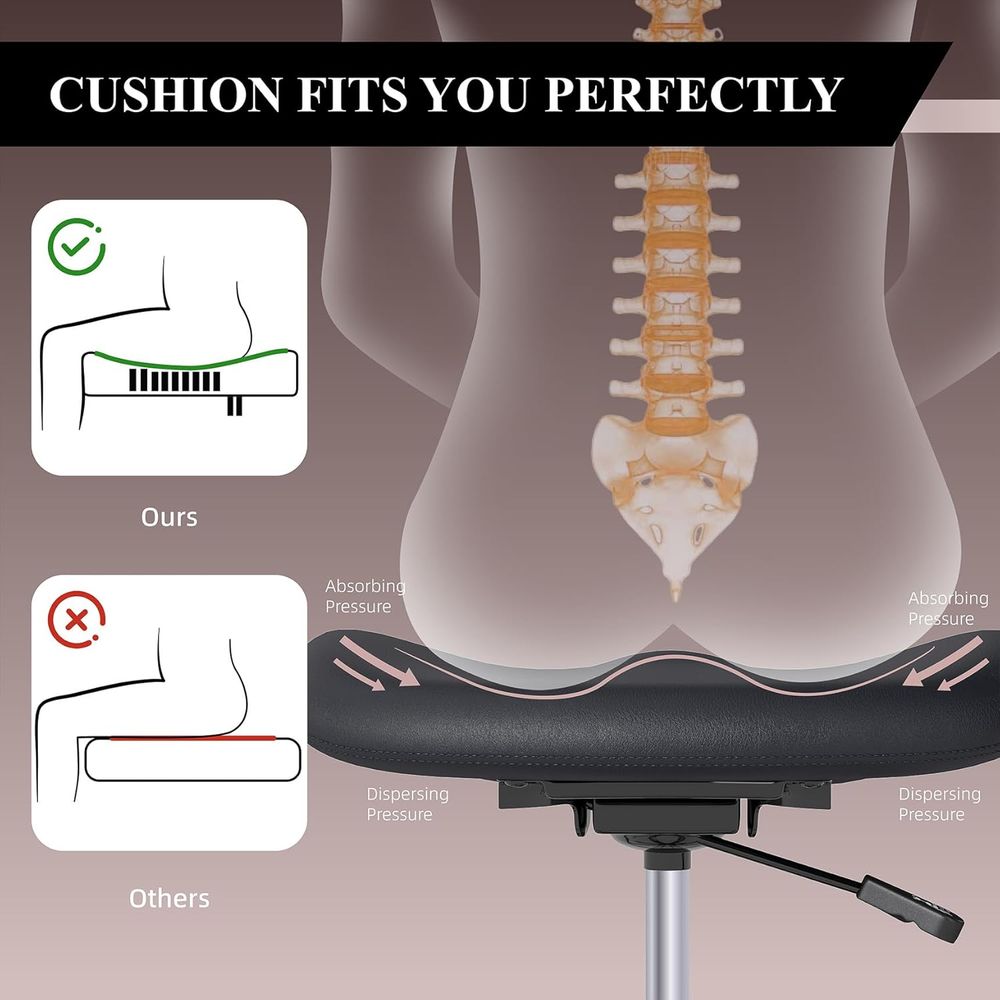 Ergonomic Swivel Chair with Lu – Home Bar Stools recenzja i cena