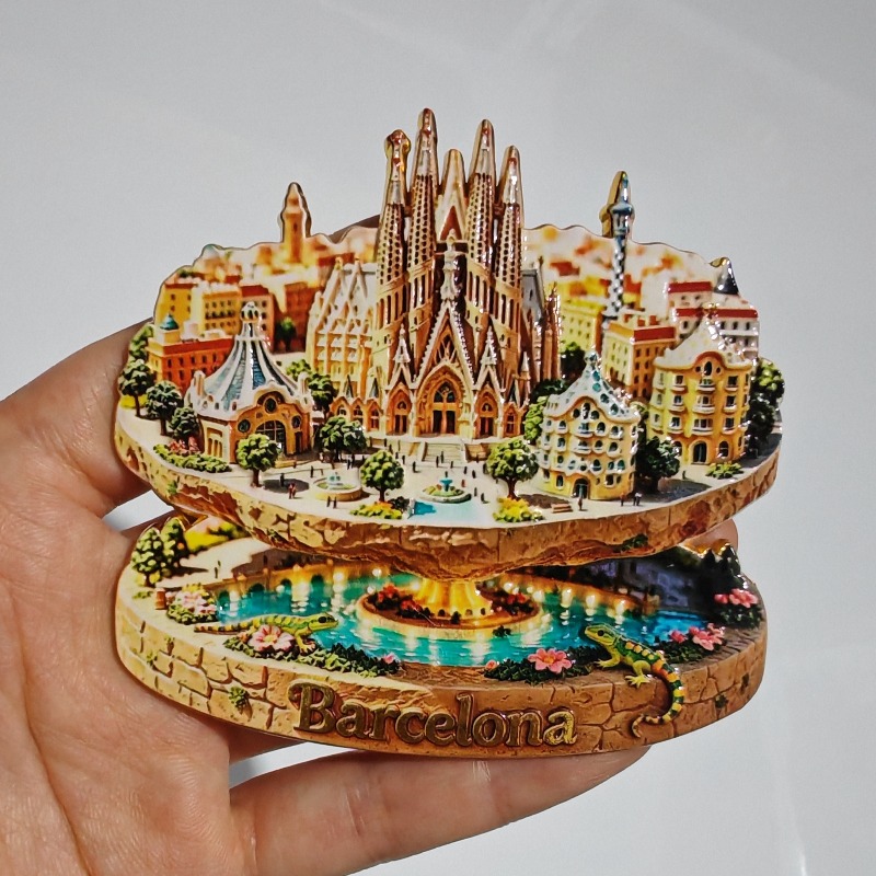 Spain Metal Fridge Magnets Bar – Home Barcelona recenzja i cena