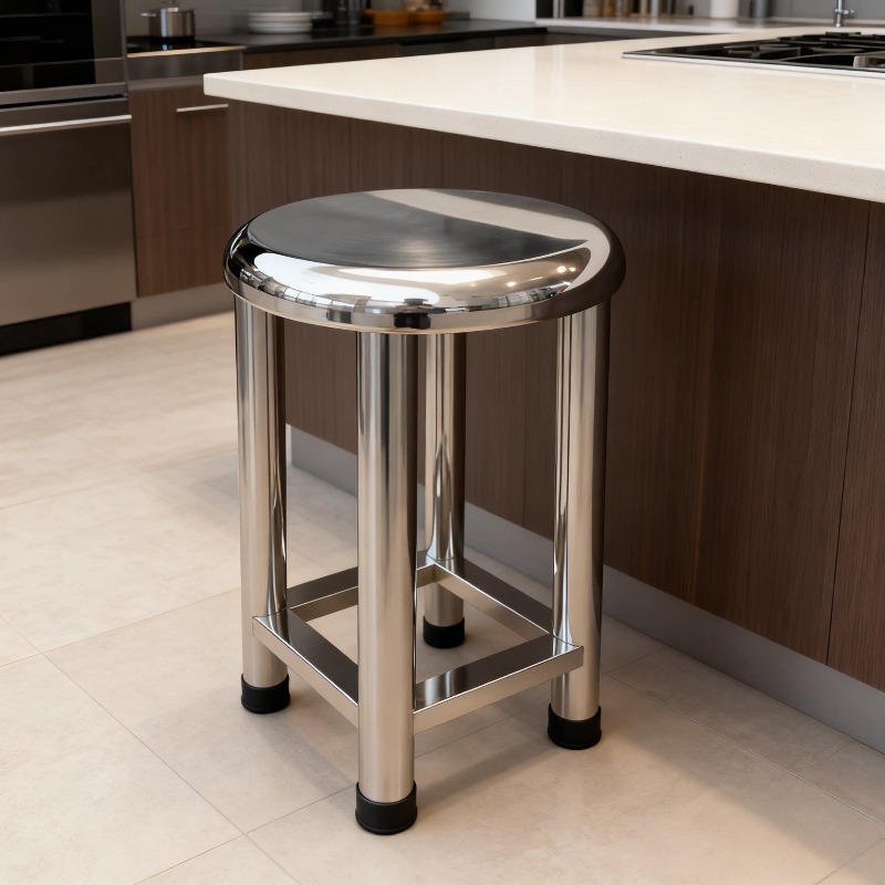 304 Stainless Steel Round Stoo – Home Bar Stools recenzja i cena