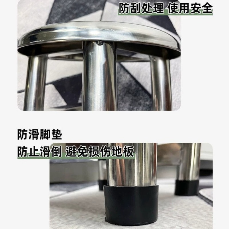 304 Stainless Steel Round Stoo – Home Bar Stools recenzja i cena