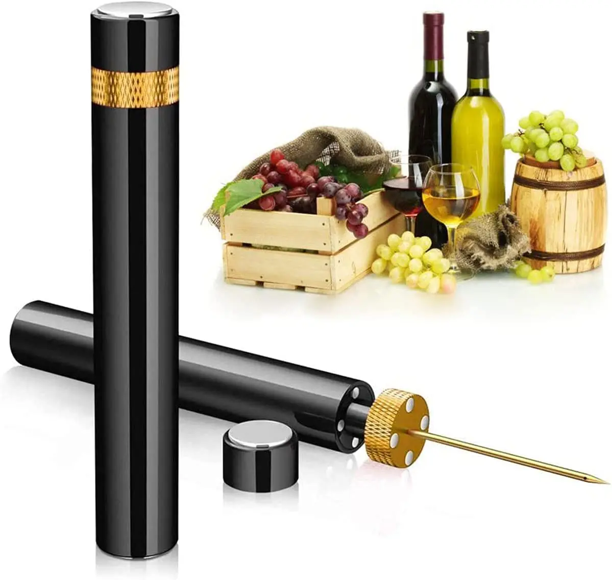Red Wine Bottle Opener Air Pre – Wine Preservation Pump recenzja i cena