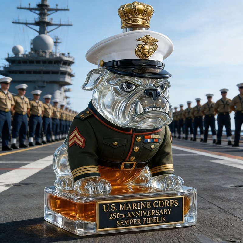 U.S. Marine Corps Bulldog Whis – Home Bar Setup recenzja i cena