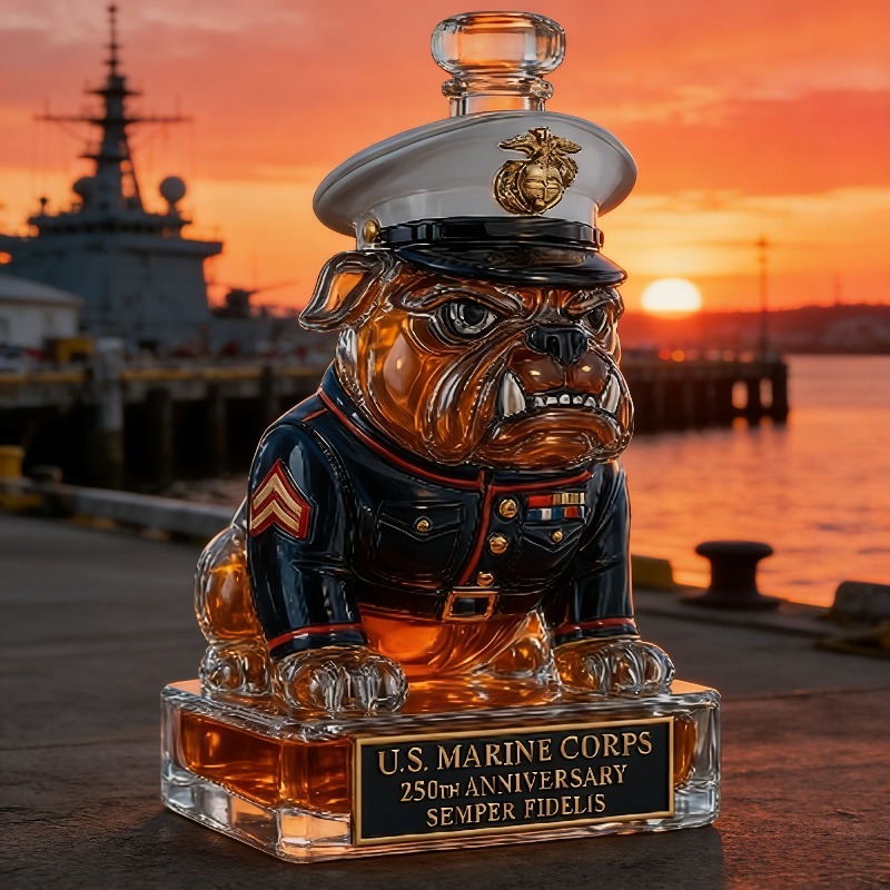 U.S. Marine Corps Bulldog Whis – Home Bar Setup recenzja i cena