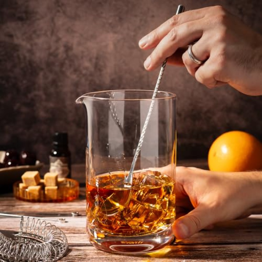 Cocktail Mixing Glass, Old Fas – Home Bar Set recenzja i cena