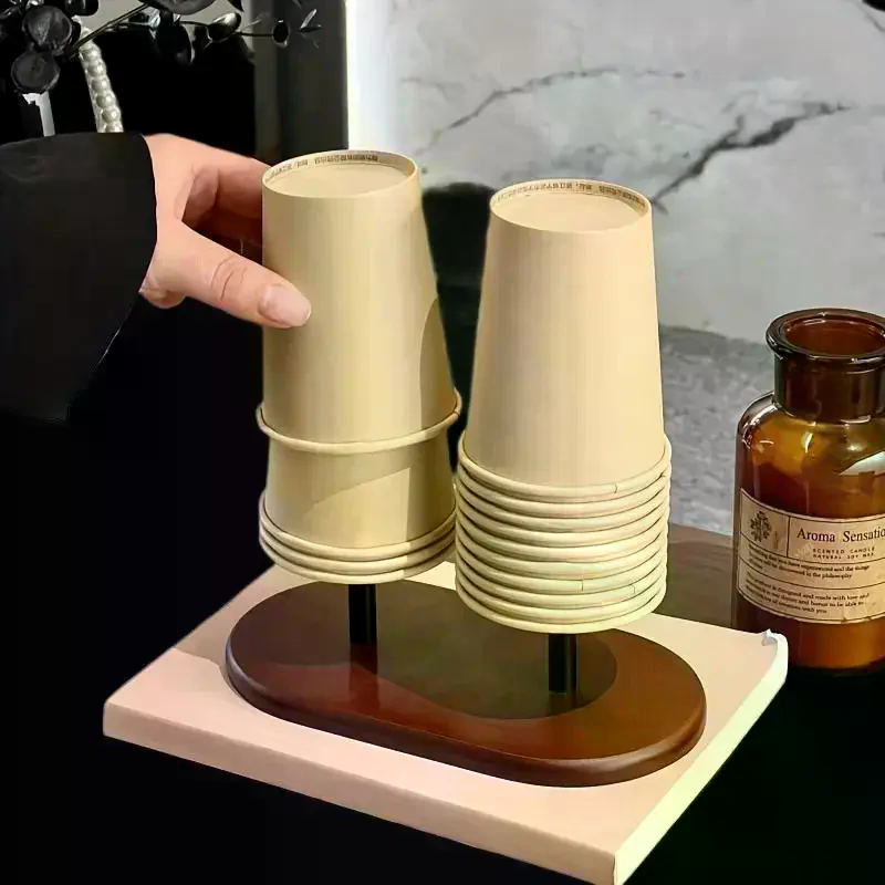 Paper Cup Storage Holder Woode – Home Bar Supplies recenzja i cena