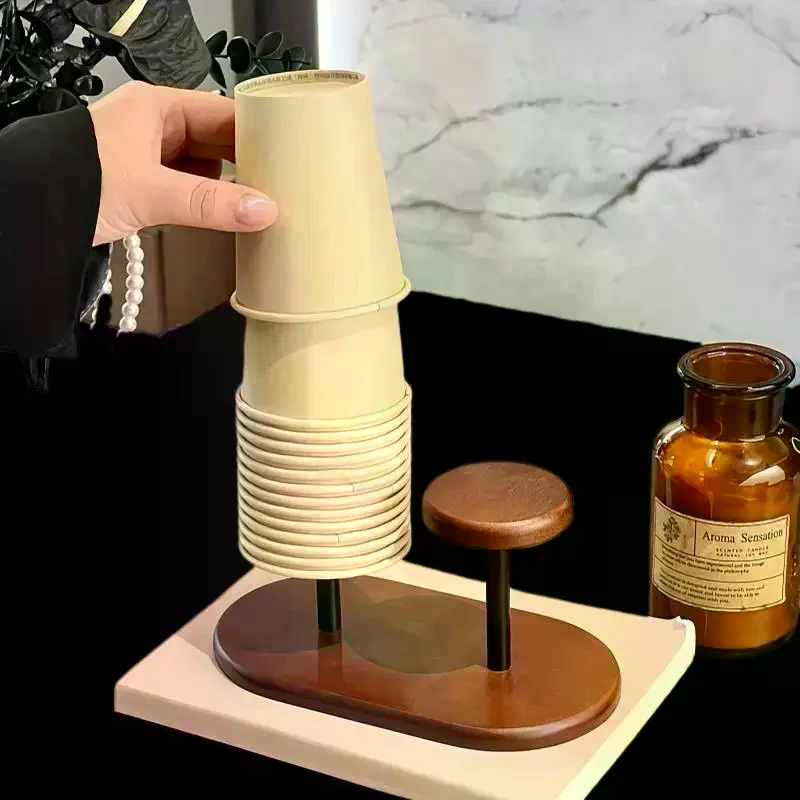 Paper Cup Storage Holder Woode – Home Bar Supplies recenzja i cena