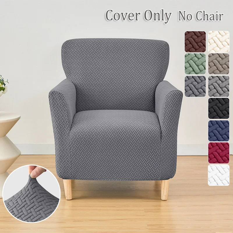 1PC Jacquard Tub Armchairs Cha – Home Bar Lounge recenzja i cena