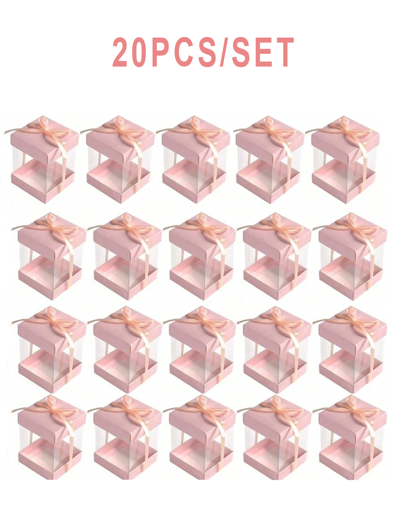 10PCS Clear PET Gift Boxes wit – Bar Cart Gold recenzja i cena